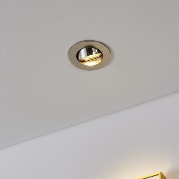 Eglo - LED ugradna stropna spot svetiljka 1xGU10/4,5W/230V mat hrom
