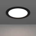 Eglo - LED ugradna svetiljka za kupatilo LED/10,5W/230V 2700/4000/6500K prečnik 16,8 cm IP44 crna