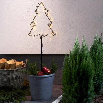 Eglo - LED vanjska božićna dekoracija LED/3xAA IP44 božićno drvo