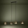 Eglo - LED viseći luster na sajli 4xGU10/4,6W/230V 3000K zlatna