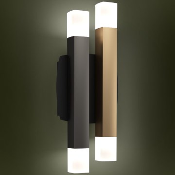 Eglo - LED zidna lampa 4xLED/3,3W/230V 3000K antracit/zlatna