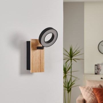 Eglo - LED zidna spot svetiljka LED/4,2W/230V crna/smeđa