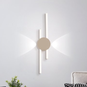 Eglo - LED zidna svetiljka LED/20W/230V + LED/0,91W bež