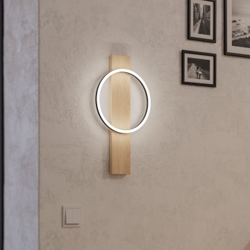 Eglo - LED zidno svetlo LED/12W/230V 3000K bež/crna