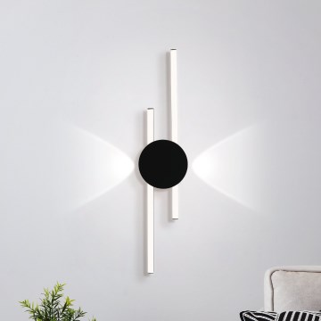 Eglo - LED zidno svetlo LED/20W/230V + LED/0,91W crno