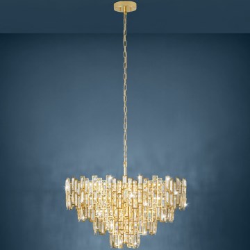 Eglo - Luster na lancu 10xE14/25W/230V prečnik 78 cm