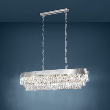 Eglo - Luster na lancu 13xE14/40W/230V sjajni hrom