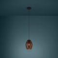 Eglo - Luster na lanku 1xE27/40W/230V braon