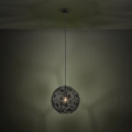 Eglo - Luster na lanku 1xE27/60W/230V, prečnik 41 cm, crne boje