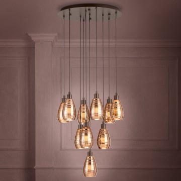 Eglo - Luster na sajli 10xE27/60W/230V