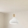 Eglo - luster na sajli 1x E27/60W/230V Ø 28 cm, bela