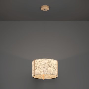 Eglo - Luster na sajli 1xE27/25W/230V bež