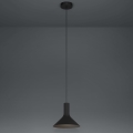 Eglo - Luster na sajli 1xE27/28W/230V, crne boje
