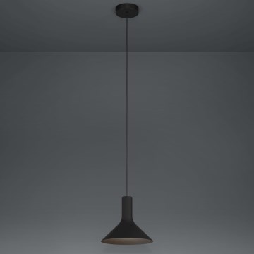 Eglo - Luster na sajli 1xE27/28W/230V, crne boje