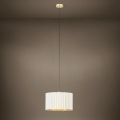 Eglo - Luster na sajli 1xE27/40W/230V bela