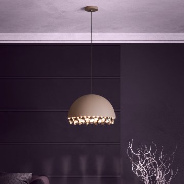 Eglo - Luster na sajli 1xE27/40W/230V braon