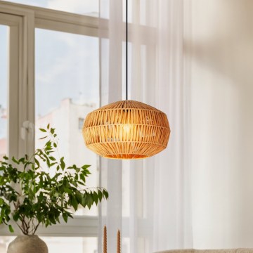 Eglo - Luster na sajli 1xE27/40W/230V braon