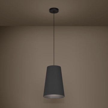 Eglo - Luster na sajli 1xE27/40W/230V crna