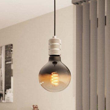 Eglo - Luster na sajli 1xE27/40W/230V hrom