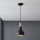 Eglo - Luster na sajli 1xE27/40W/230V prečnik 18 cm crna