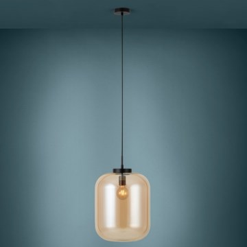 Eglo - Luster na sajli 1xE27/40W/230V prečnik 35 cm bež