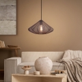 Eglo - Luster na sajli 1xE27/40W/230V prečnik 42,5 cm crna