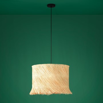 Eglo - Luster na sajli 1xE27/40W/230V ratan