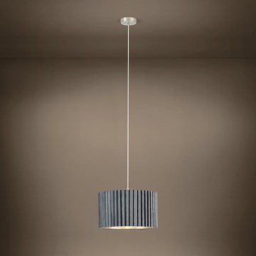 Eglo - Luster na sajli 1xE27/40W/230V siva