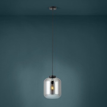 Eglo - Luster na sajli 1xE27/40W/230V Ø 25 cm dimljeno