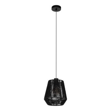 Eglo - Luster na sajli 1xE27/60W/230V crna