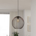 Eglo - Luster na sajli 1xE27/60W/230V crne boje