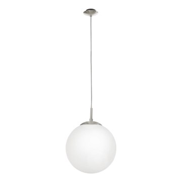 EGLO - Luster na sajli 1xE27/60W/230V, prečnik 25 cm, beo