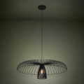 Eglo - Luster na sajli 1xE27/60W/230V prečnik 77 cm crna