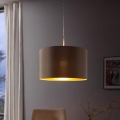 Eglo - Luster na sajli 1xE27/60W/230V taupe
