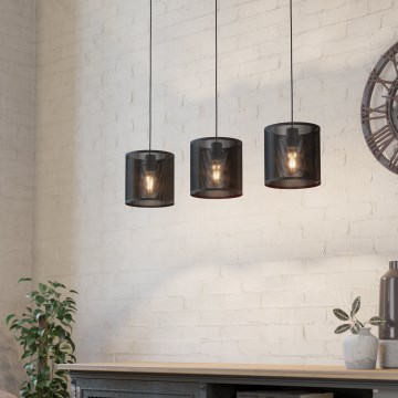 Eglo - Luster na sajli 3xE27/40W/230V