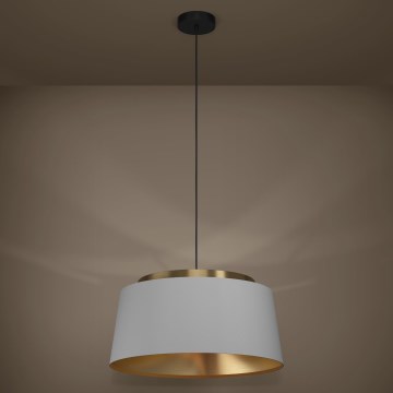 Eglo - Luster na sajli 3xE27/40W/230V siva/zlatna