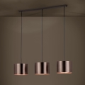 Eglo - Luster na sajli 3xE27/60W/230V bakarni