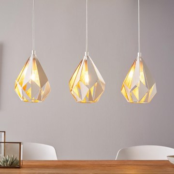 Eglo - Luster na sajli 3xE27/60W/230V