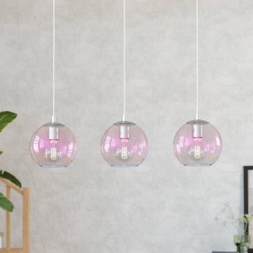 Eglo - Luster na sajli 3xE27/60W/230V sjajni hrom