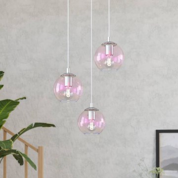 Eglo - Luster na sajli 3xE27/60W/230V sjajni hrom