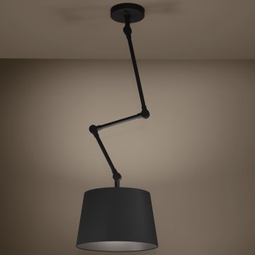 Eglo - Luster na šipci 1xE27/40W/230V crna