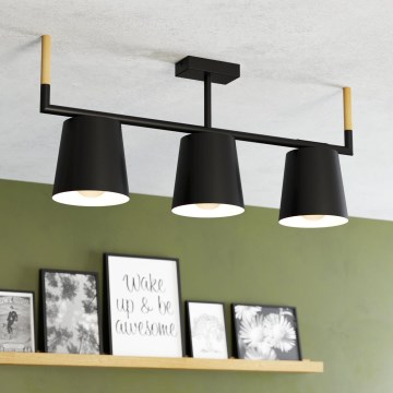 Eglo - Luster na štangu 3xE27/40W/230V