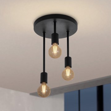 Eglo - Luster na štapu 3xE27/60W/230V