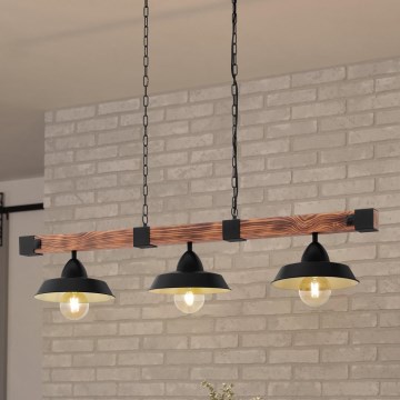 Eglo - Luster sa lancem 3xE27/60W/230V
