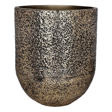 Eglo - Metalna saksija 50x42 cm zlatna