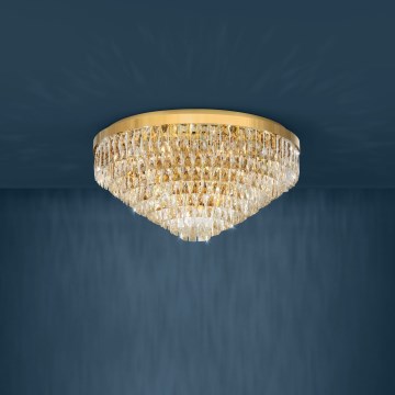 Eglo - Plafonska lampa 16xE14/40W/230V zlatna