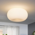 EGLO - Plafonska svetiljka OPTICA 2xE27/60W/230V, opalno staklo, prečnik 35 cm