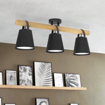 Eglo - Plafonski luster za površinsku montažu, 3xE27/10W/230V