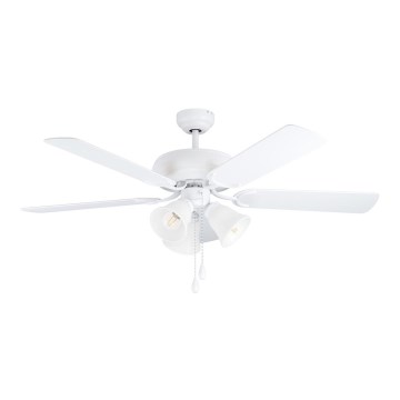 Eglo - Plafonski ventilator 3xE27/40W/230V beli