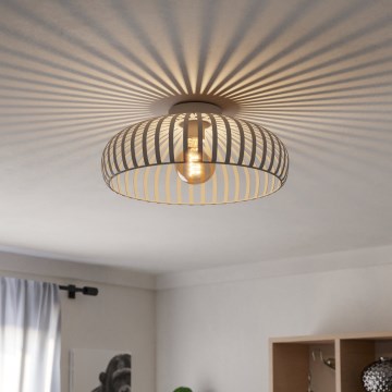 Eglo - Plafonsko svetlo 1xE27/40W/230V prečnika 43 cm peščane boje